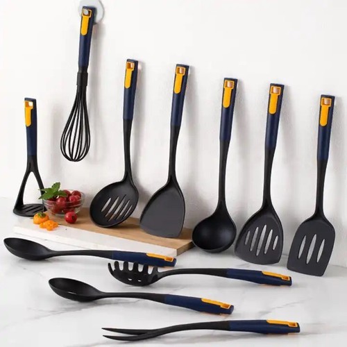Large Silicone Cooking Utensils Set - Heat Resistant Kitchen Utensils,Turner Ton