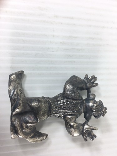 Estatuilla miniatura de peltre circo payaso en botas de vaquero estatuilla - Imagen 7 de 12