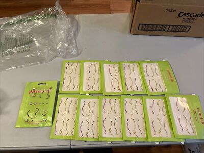 Paintlab Face & Eye Crystals 12 Packs  A Few Are Opened