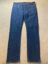 Westy Nomad Mens Size 32 x 32 Jeans Blue Slim Straight Denim Pants Cotton