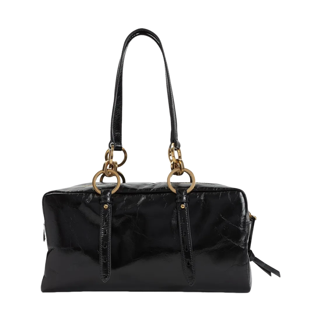 PRADA Dangle Medium $3500 Black Leather Top Handle Bag New PRADA Dangle Medium $3500 Black Leather Top Handle Bag New