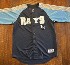 Dynasty Tampa Bay Rays Genuine Merchandise Jersey Mens Large MLB DYNASTY SERIES!