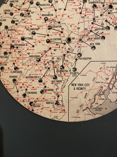 Vintage 1964 Dist O Map North East Coast States - 第 5/6 張圖片