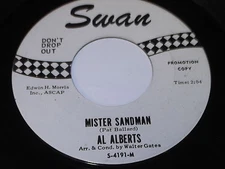Al Alberts - Mister Sandman / Summertime In Venice 45 - Swan