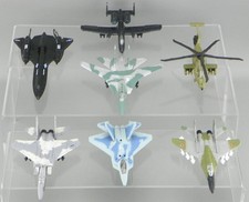 Lote de helicópteros Maisto Tailwinds Diecast USAF Militar F-15 F22 Mig Jet Comanche