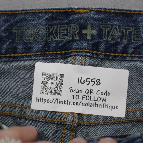 Tucker Tate Jeans Boys 14 Blue Mid Rise 5 Pocket Design Straight Cut Pants - Picture 19 of 19