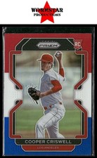 2022 Panini Prizm #234 Cooper Criswell Red/White/Blue Prizm Los Angeles Angels
