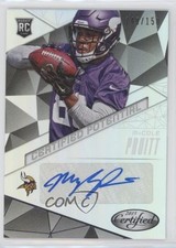 2015 Certified Potential Mirror Silver 149/150 MyCole Pruitt #CP-MY Auto 6ks