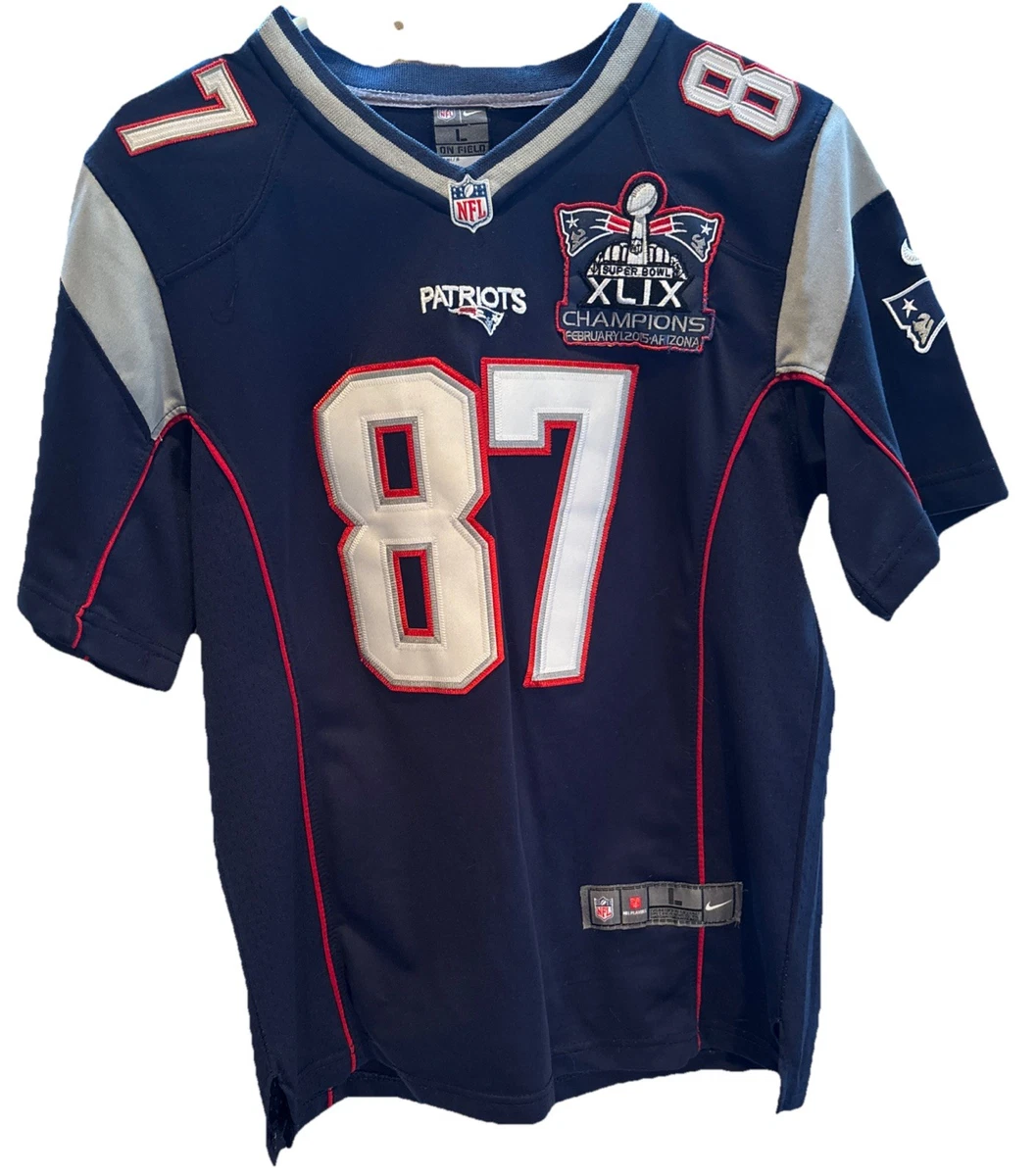 NFL ペイトリオッツGronkowski スーパーボウルユニフォーム Mens New England Patriots Rob Gronkowski Nike Red Alternate Game