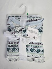 Women's Thermal Style Sleepwear Pajama Set 1X, Shirt, Pants, Scrunchie, NWT