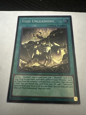 Konami Void Unleashing BLGG-EN025 Holo 1st Ed Battles of Legend Glorious Gallery