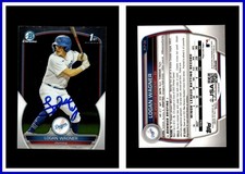 JSA 2023 Bowman Chrome Prospects #BCP36 Logan Wagner RC Autographed Signed AUTO