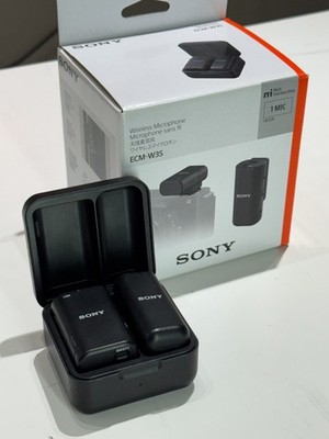 Sony ECM-W3S Compact Wireless Microphone System | Transmitter + Reciever