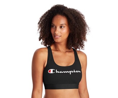 Champion Reissue Bra Womens Sports Bras Size XS, Color: Black