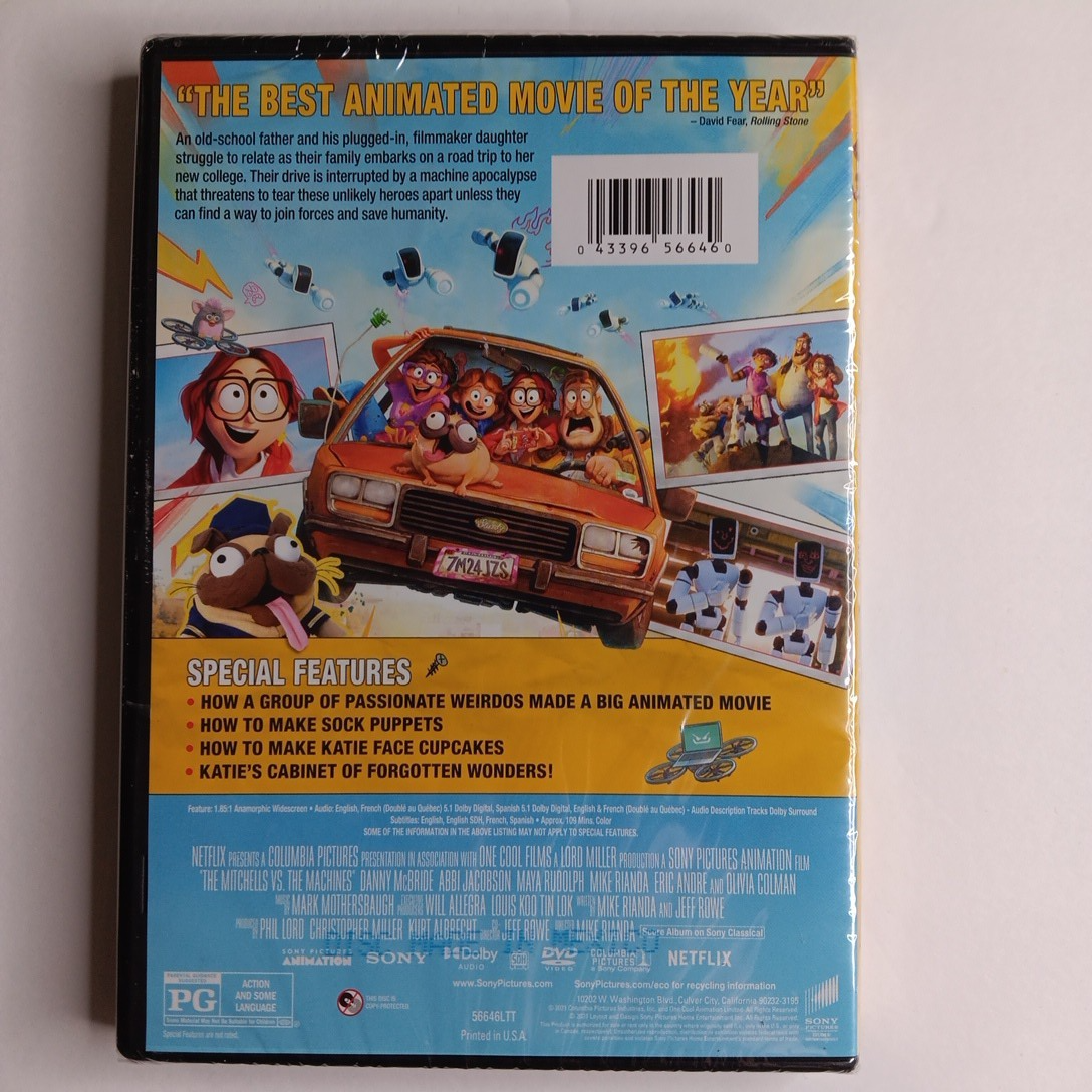 The Mitchells Vs. The Machines (DVD 2021) Eric Andre Comedic