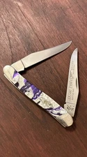 Case XX Knives 9200PP-Purple Passion Muskrat-Corelon Handles-2014 Date Stamp