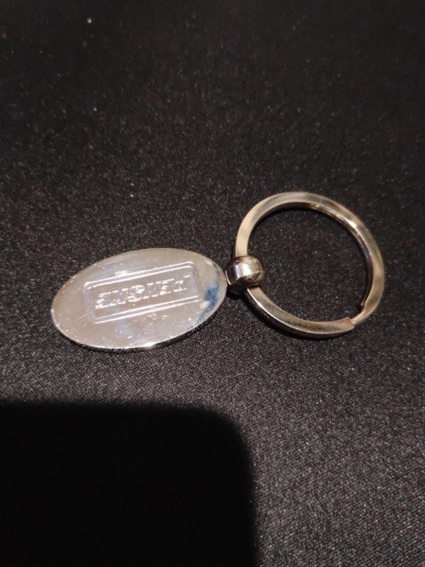 Penske  Brand Logo Engraved on Oval Solid Metal Keychain Key Ring 🔥🔥🔥