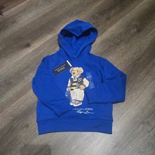 Polo Ralph Lauren Bear Fleece Hoodie Boy's Size 4