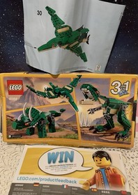LEGO CREATOR Mighty Dinosaurs (31058) 3 in 1 building set T-Rex triceratops