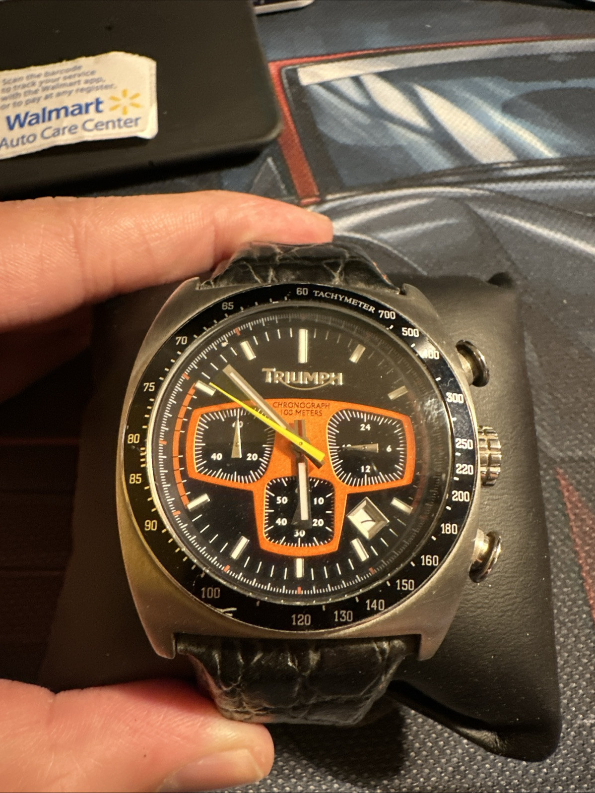 Designer Triumph 3019 Tachymeter Chronograph Bracelet Men's Watch