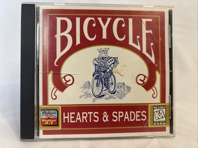 Bicycle Hearts & Spades (PC, 1996) Card Games