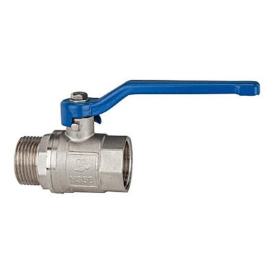Riegler Kugelhahn »valve line« Handhebel blau MS vern. IG/AG G 3/8