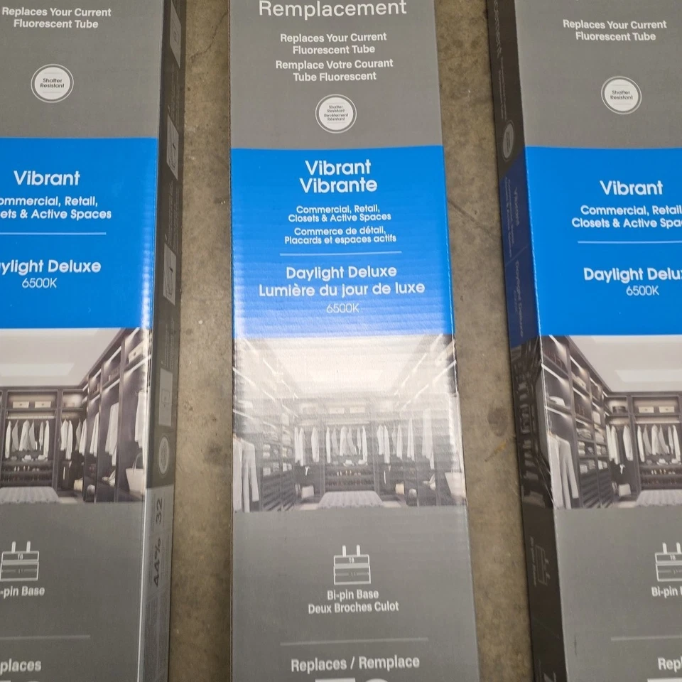 30 Pack / Feit Electric 4ft Led Direct Replacement T8 Light Tubes Daylight 6500K - Image 3 of 4