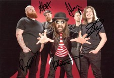 Massive Wagons ROCK BAND autographs, In-Person signed photo