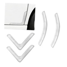 Craedli 4PCS Car Door Corner Edge Guards, Anti-Collision Auto Side Door Clear