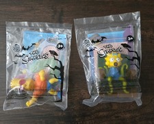 Vintage 2011 Burger King Kids Meal Toys Lot Of 2 Bart Maggie The Simpsons NIP