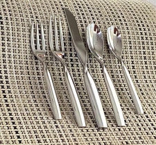 Rare Sasaki Double Helix 18/8 Stainless 5pc. ...