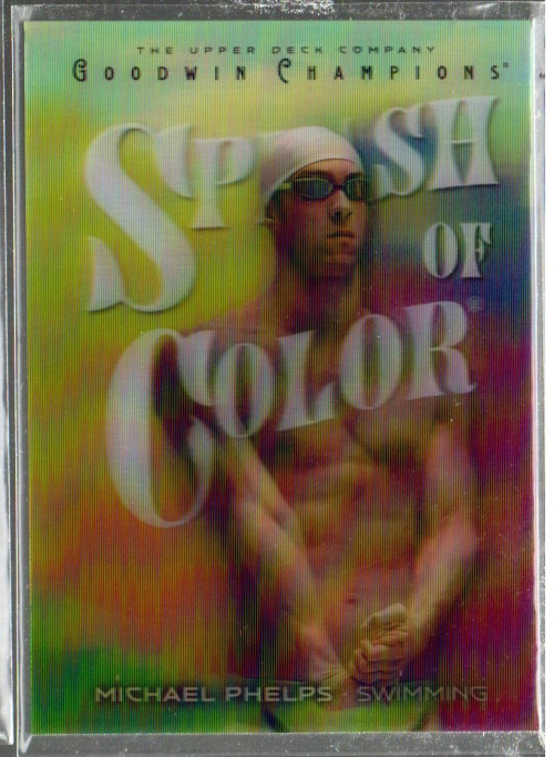 2026 Upper Deck Goodwin Champions Splash of Color 3-D L Michael Phelps