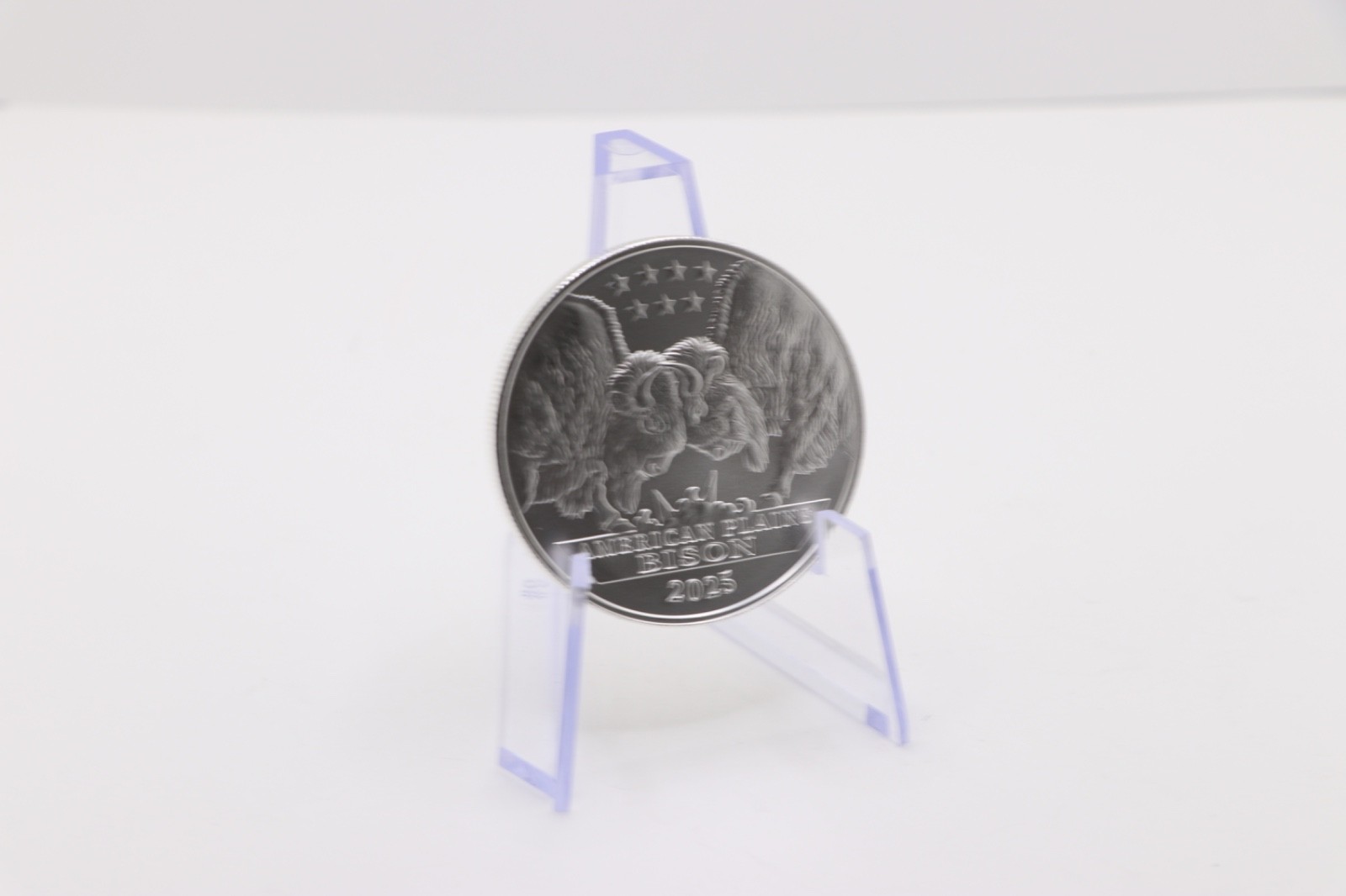 American Plains Bison 2025 Mesa Grande Sovereign Nation One Dollar 1-oz Silver