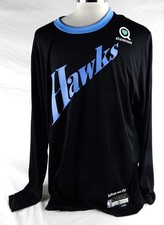 2024-25 Atlanta Hawks David Roddy #8 Game Issued P Used Black Shoot Shirt City 4