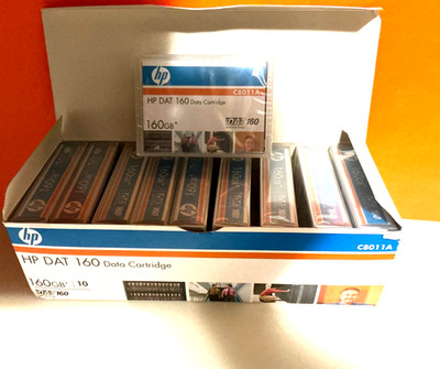 HP DAT 160 C8011A DDS-6  Data Cartridges New and Sealed  Lot of 10 Free Shipping