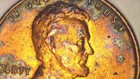 1952 D Lincoln Wheat Cent with Natural Rainbow Toning (A791) — photo 1