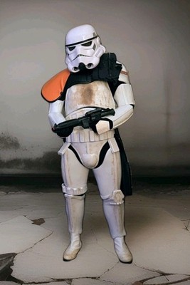 Star Wars Rubie's Supreme Custom Sandtrooper Black Series Helmet Local PU