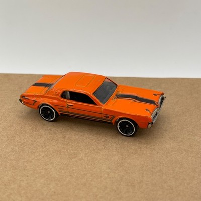 Hot Wheels '68 Mercury Cougar orange schwarze Streifen Druckguss Auto Kombi P&P #6