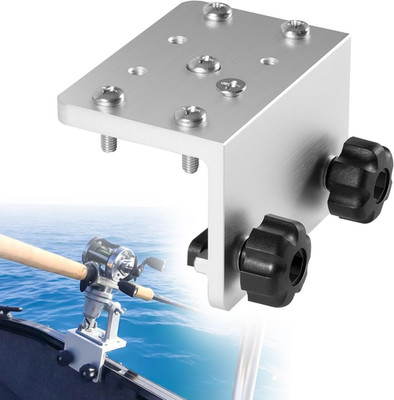 90° Boat Gunnel Track Mount Bracket for Rod Holders, Downriggers, Fish Finders &