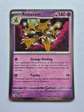 Alakazam 082/167 Comsos Holo Twilight Masquerade - Pokemon TCG Card