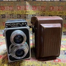 Ricohflex Model VII Twin-Lens Reflex Camera 6x6cm Used, Good Condition Japan