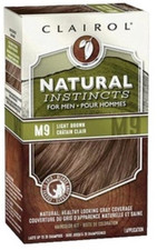 1 Box Clairol Natural Instincts M9 LIGHT BROWN For Men Hair Color DISCONTINUED