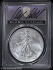 2023 $1 American Silver Eagle PCGS MS 70 | FDOI Hall Signed Uncirculated UNC BU