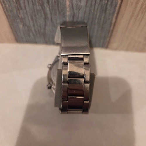 Seiko Speed Master 7A38-6040 Chronographe Jour Date St Acier Quartz Hommes Watch - Photo 5 sur 10