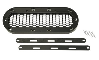 Emblemhalter kompatibel mit Wabengrill Sport aus ABS-Kunststoff Passend für Audi