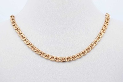 14k Yellow Gold Link Chain Necklace 12 Grams 22.5 Inch Eb0426lxxzde