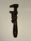 Antique J H Williams W & B 10” Adjustable Wooden Handle Wrench USA  — photo 2