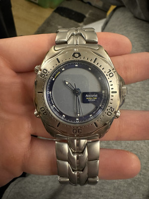 Accurist Chronograph Watch Accurist World Time Accurist World Time Vintage  Watch UK