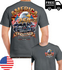 T Shirt 2026 Sturgis Motorcycle Rally America Strong No Harley
