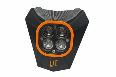 KTM LED Headlight Enduro MX KTM EXC 2014 to 2016 BLACK LIT ENDURO 2 STROKE